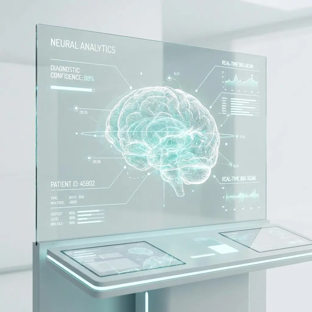Medical AI diagnostic interface visualization